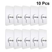 10Pcs Punch-Free Wall Hook Non-Marking Screw Stickers 590 Tk
